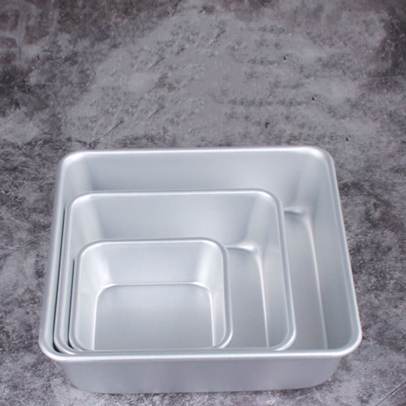 Square Aluminum Alloy Cake Mold Baking Tray Mold