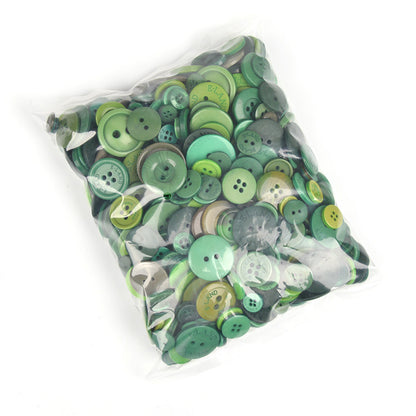 Round Mixed Color Resin DIY Handmade Art Button Flower Packaging