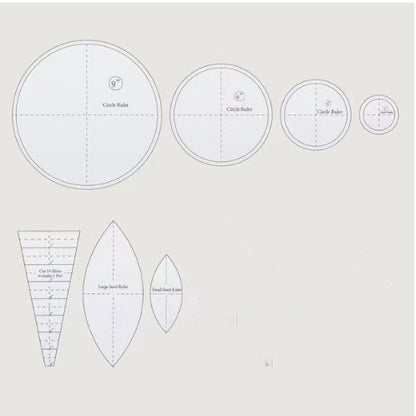 Sunflower Sewing Ruler DIY Craft Set