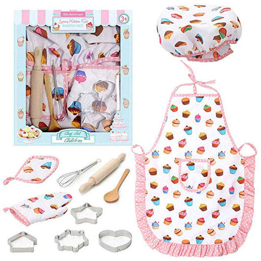 Children's Kitchen Set Baking Tool Cake Apron