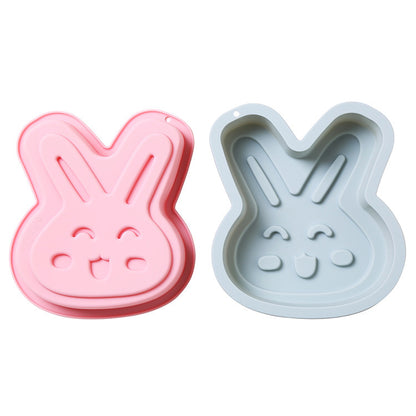 6-inch Easter Bunny Silicone Baking Tray Cake Mold