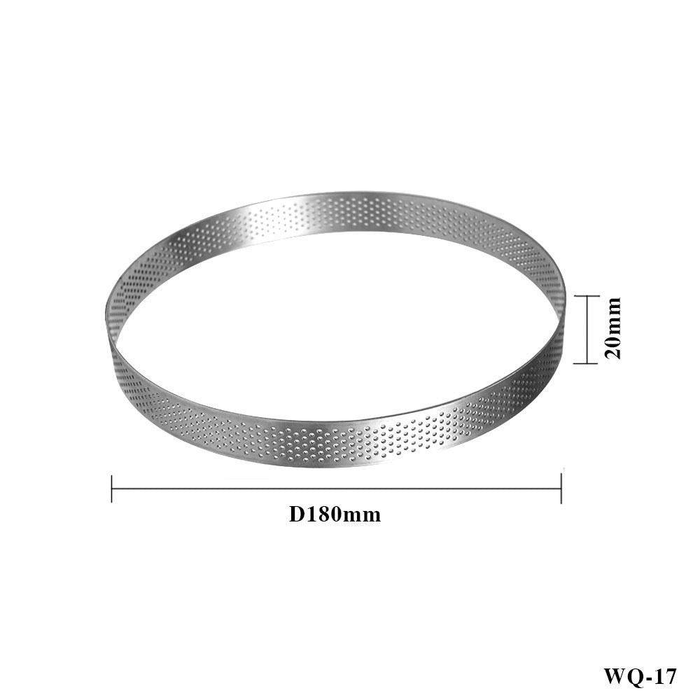 Stainless Steel Round Cake Mold Square