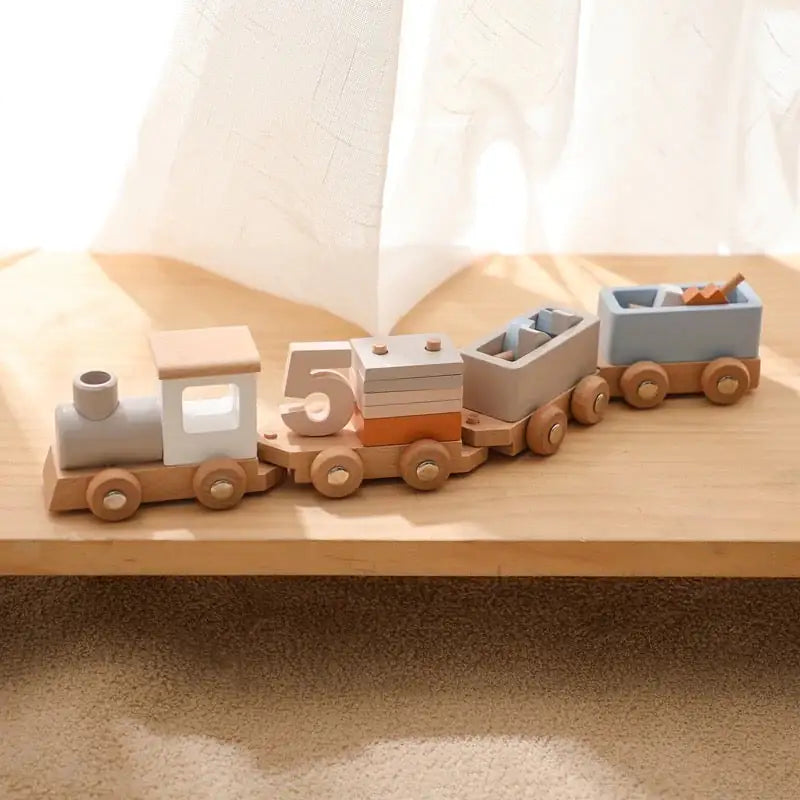 Wooden Train Set