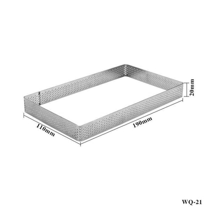 Stainless Steel Round Cake Mold Square