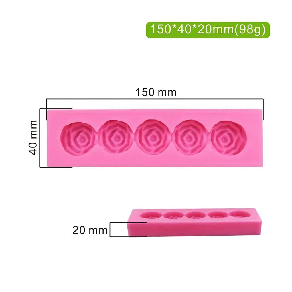 5 Rose Chain Mold