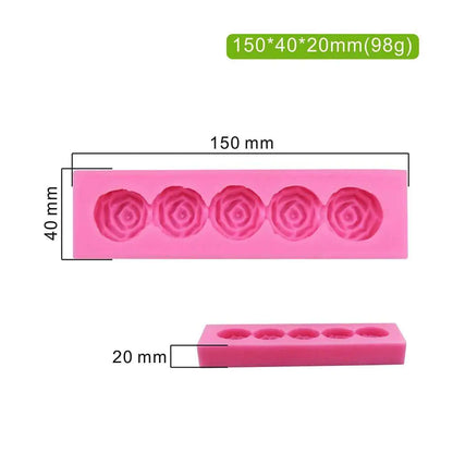 5 Rose Chain Mold