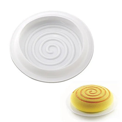 3D Round Shape Silicone Mold for Cake