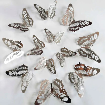 3D Hollow Butterfly Wall Stickers