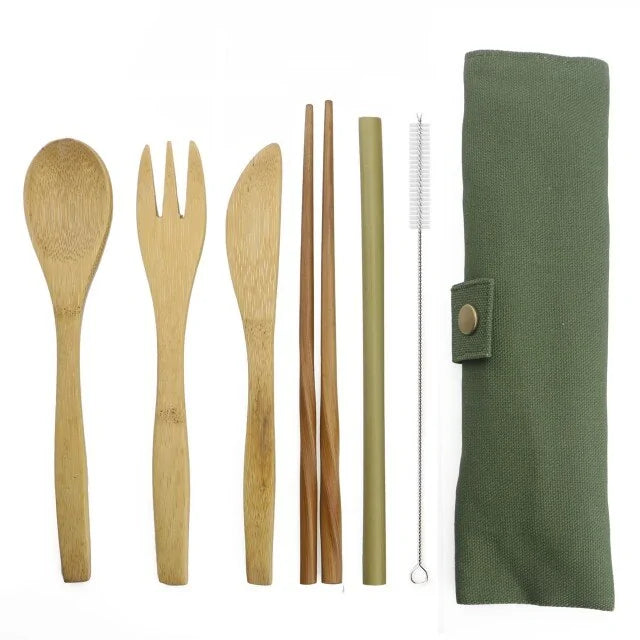 Bamboo Cutlery Set