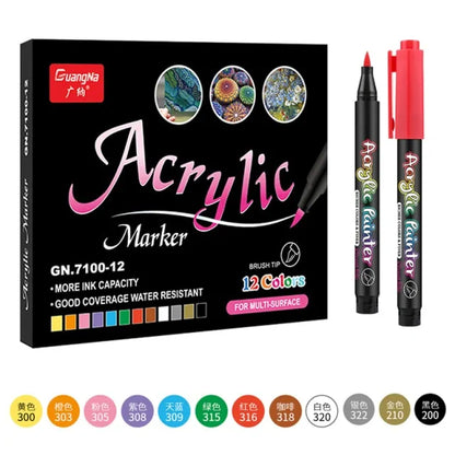 36 Colors Acrylic Paint Pens