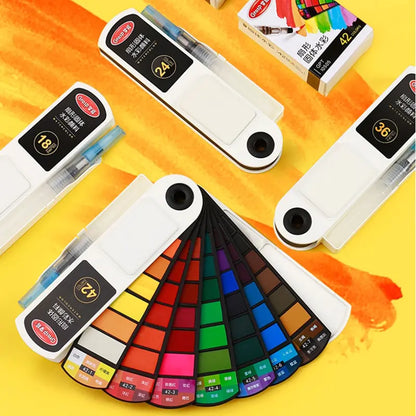 Solid Watercolor Paint Set