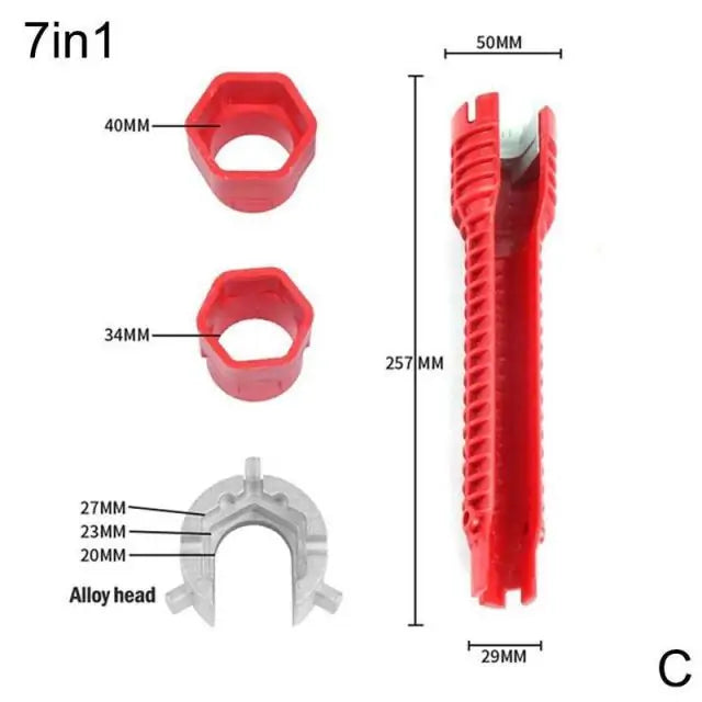 8-In-1 Multifunctional Plumbing Wrench Tool