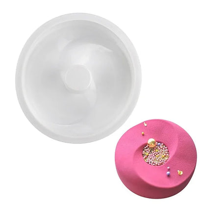 3D Round Shape Silicone Mold for Cake