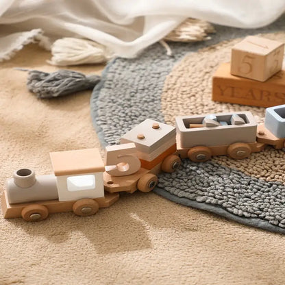 Wooden Train Set