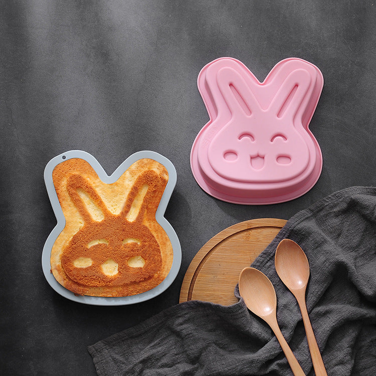 6-inch Easter Bunny Silicone Baking Tray Cake Mold