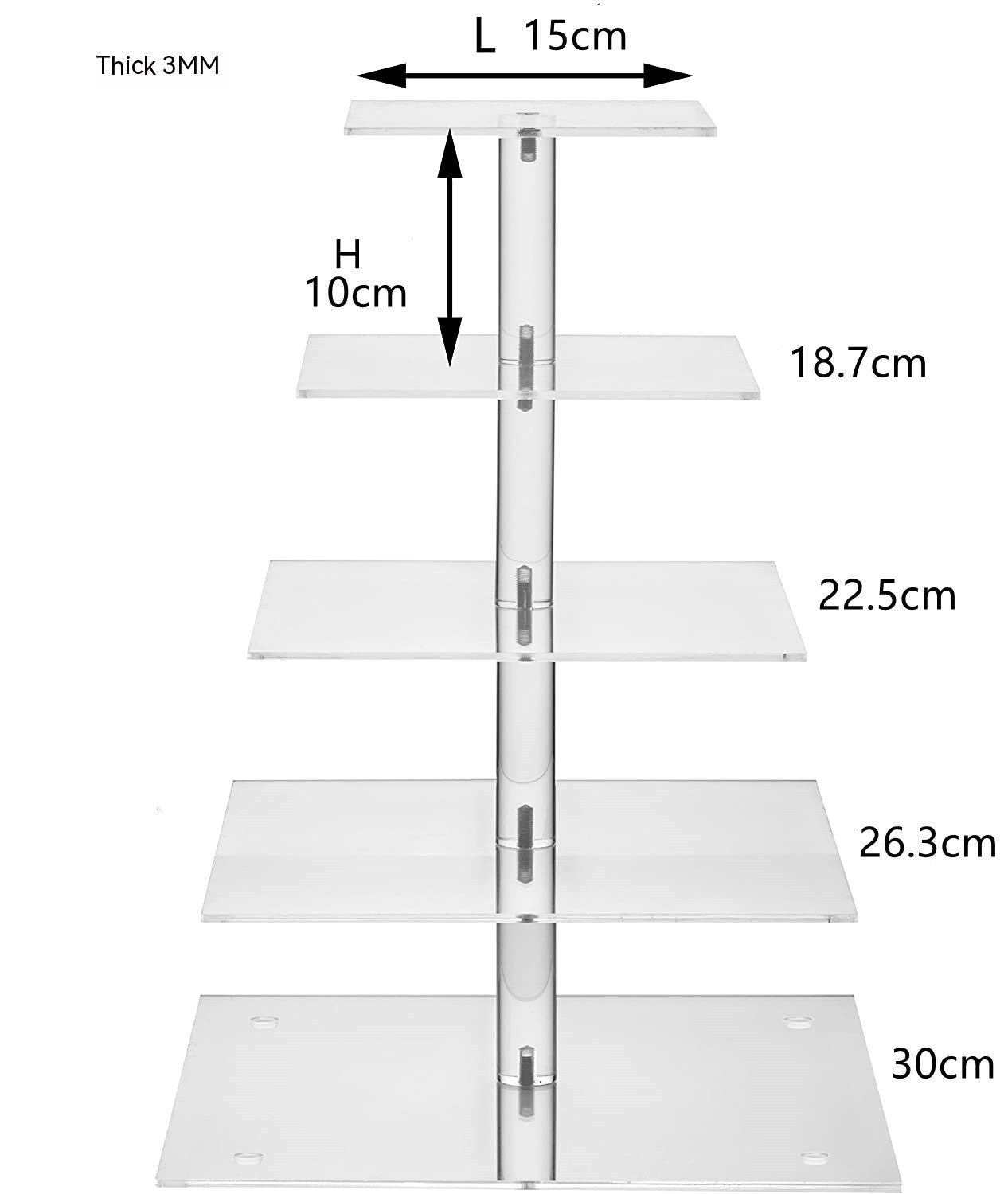 Wedding Party Cake Display Stand