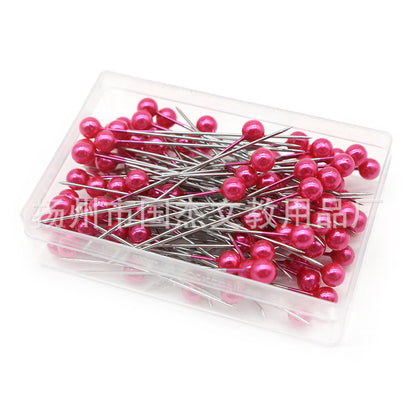 21 Color High Quality Bright Color Pearl Needle 4 38mm Candy Color Embroidery Clothing Positioning Pearl Needle