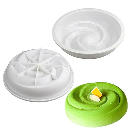 3D Round Shape Silicone Mold for Cake