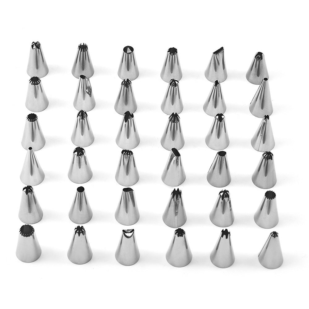 Stainless Steel Mounted Flower Mouth Set 66-piece Cream Cake Decoration Baking Tool