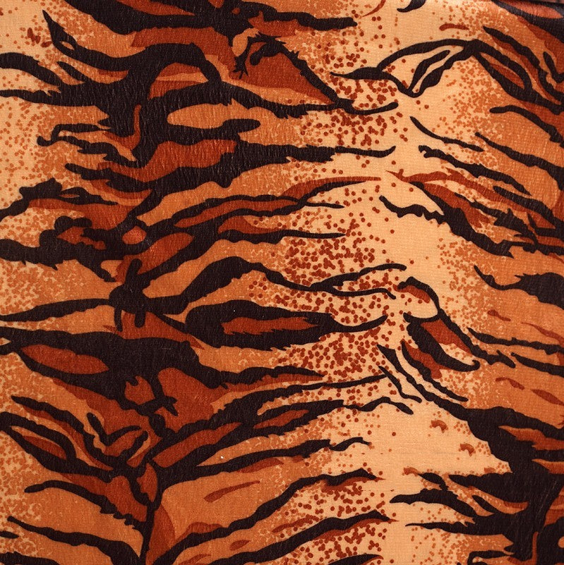 Short Plush Animal Print Fabric