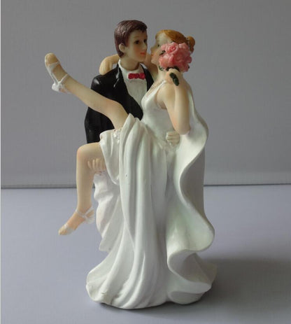 Wedding Cake Doll Resin Cake Decoration