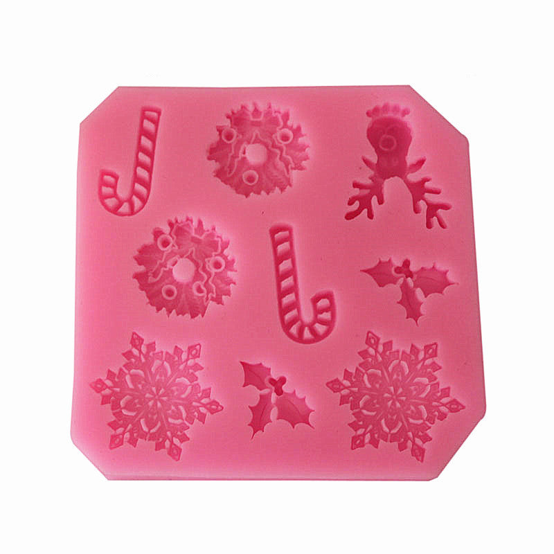 Snowflake Baking DIY Tool Fondant Cake