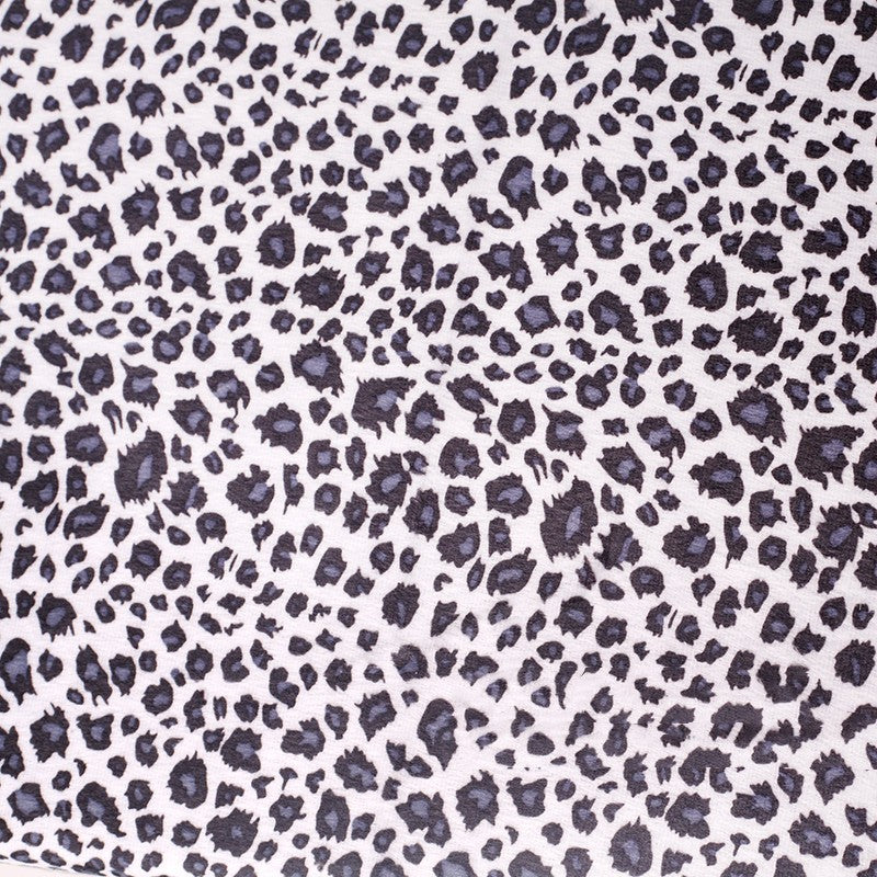 Short Plush Animal Print Fabric