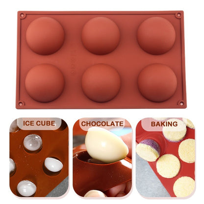 Silicone Semicircle Chocolate Mousse Cake Tin