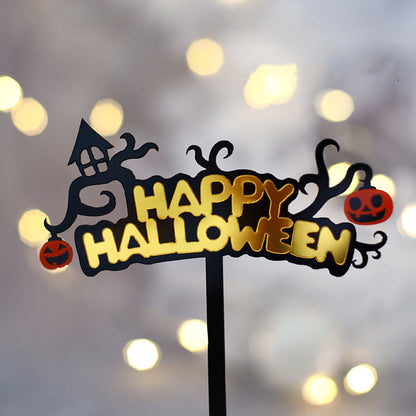 Adorable Decoration Of Halloween Baking Cake