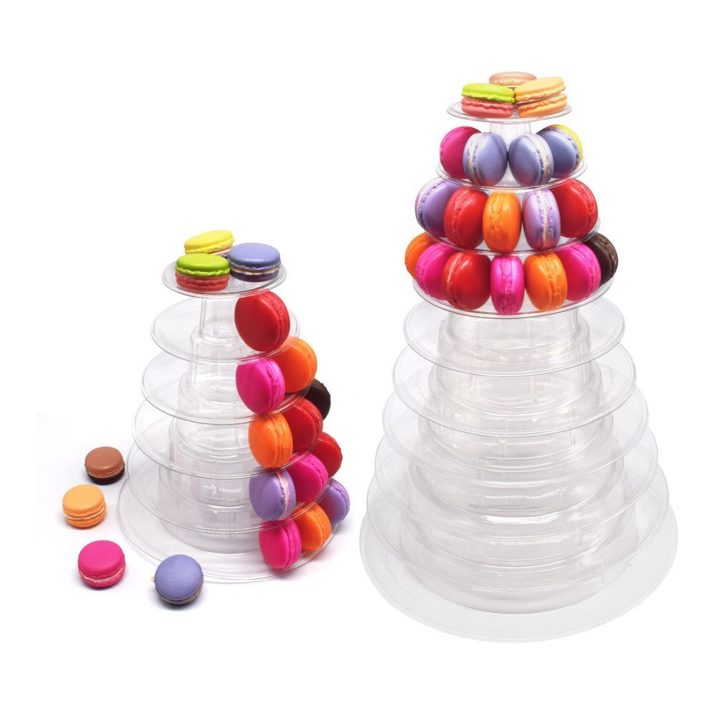 Round Plastic Cake Tower Wedding Cake Shelf