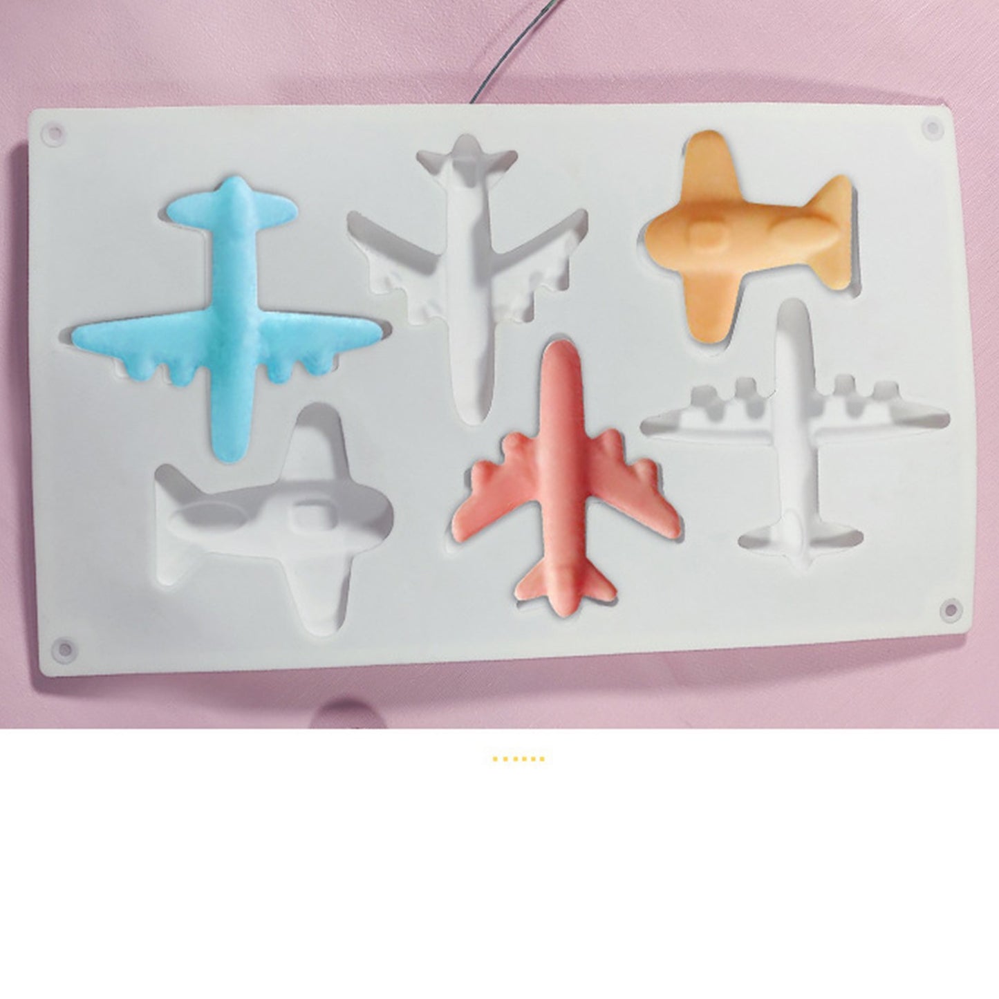 Silicone 6 Airplane Cake Mousse Mould