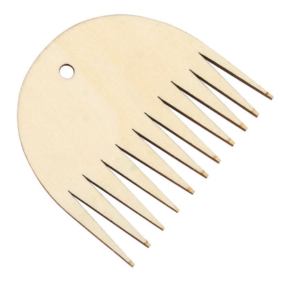 Tapestry Weaving Tools Wooden Comb DIY Serrated Comb