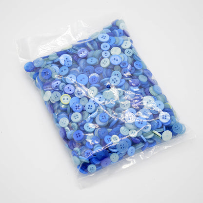 Round Mixed Color Resin DIY Handmade Art Button Flower Packaging