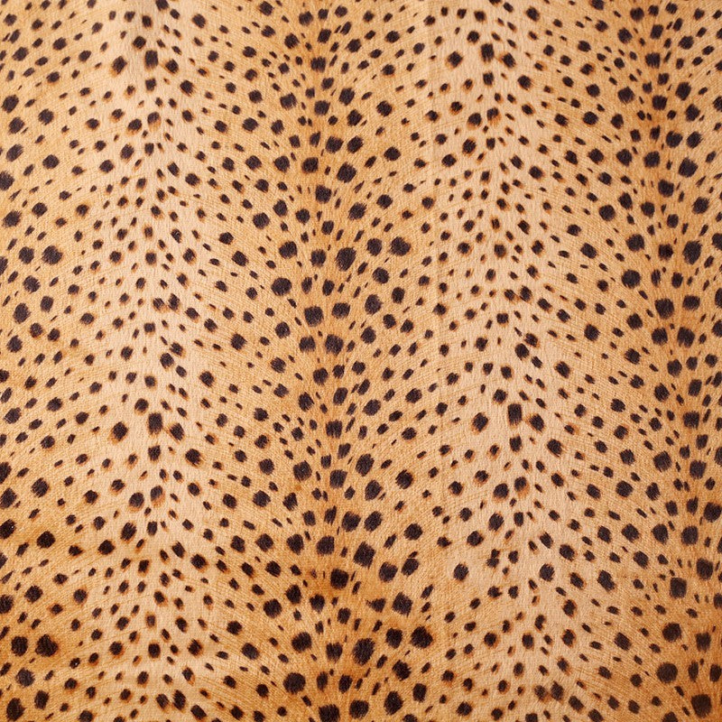 Short Plush Animal Print Fabric