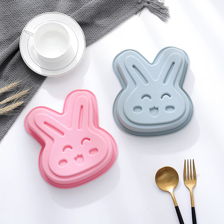 6-inch Easter Bunny Silicone Baking Tray Cake Mold