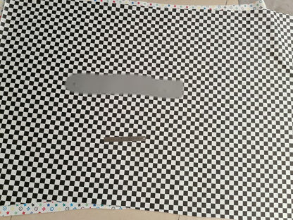 Black And White Checked Background Wall Decoration Artificial Leather Imitation Leather Fabric