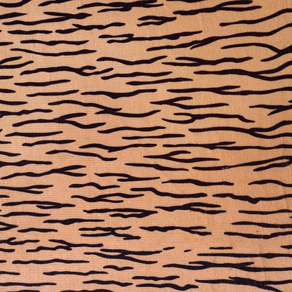 Short Plush Animal Print Fabric