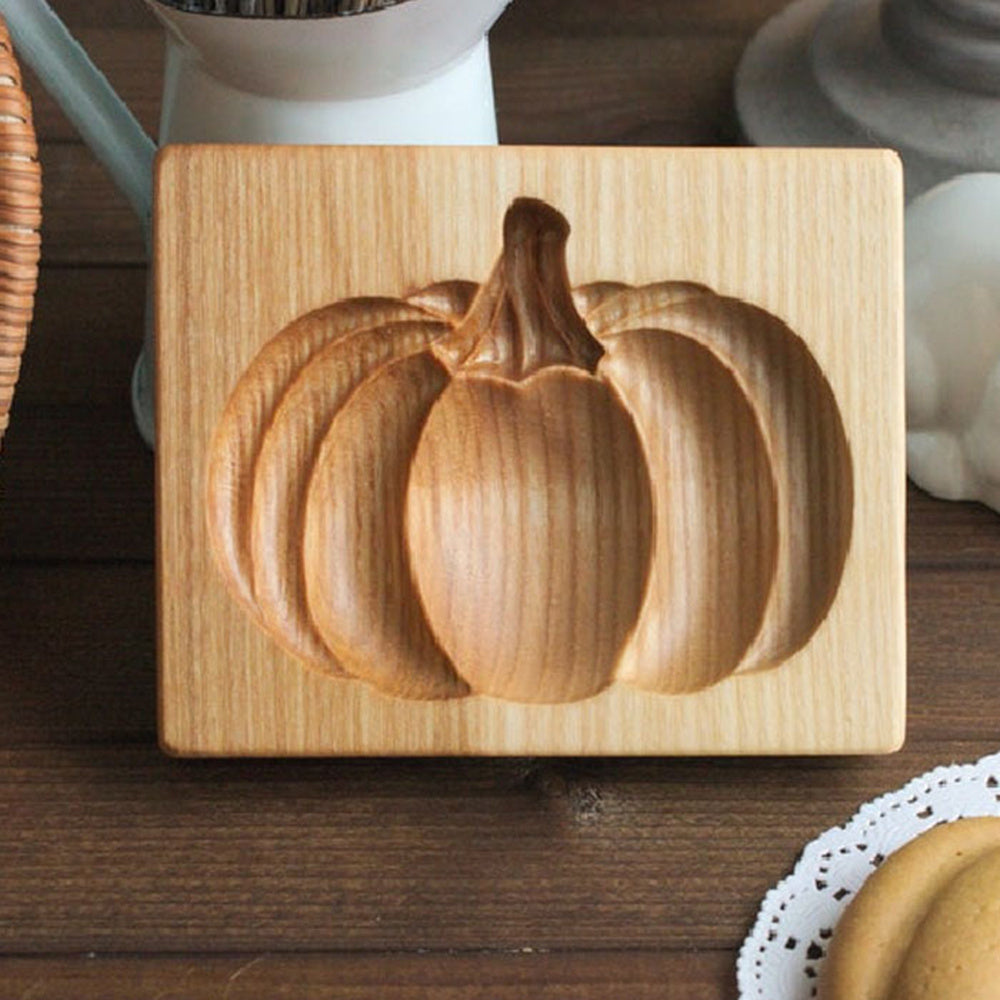 Wooden Stamping Cake Embossing Baking Mold