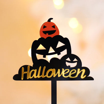 Adorable Decoration Of Halloween Baking Cake