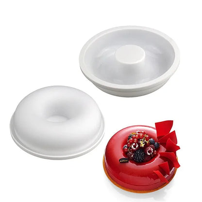 3D Round Shape Silicone Mold for Cake