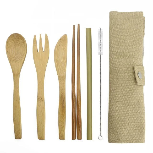 Bamboo Cutlery Set