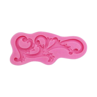 Baroque Scroll Silicone Cake Molds