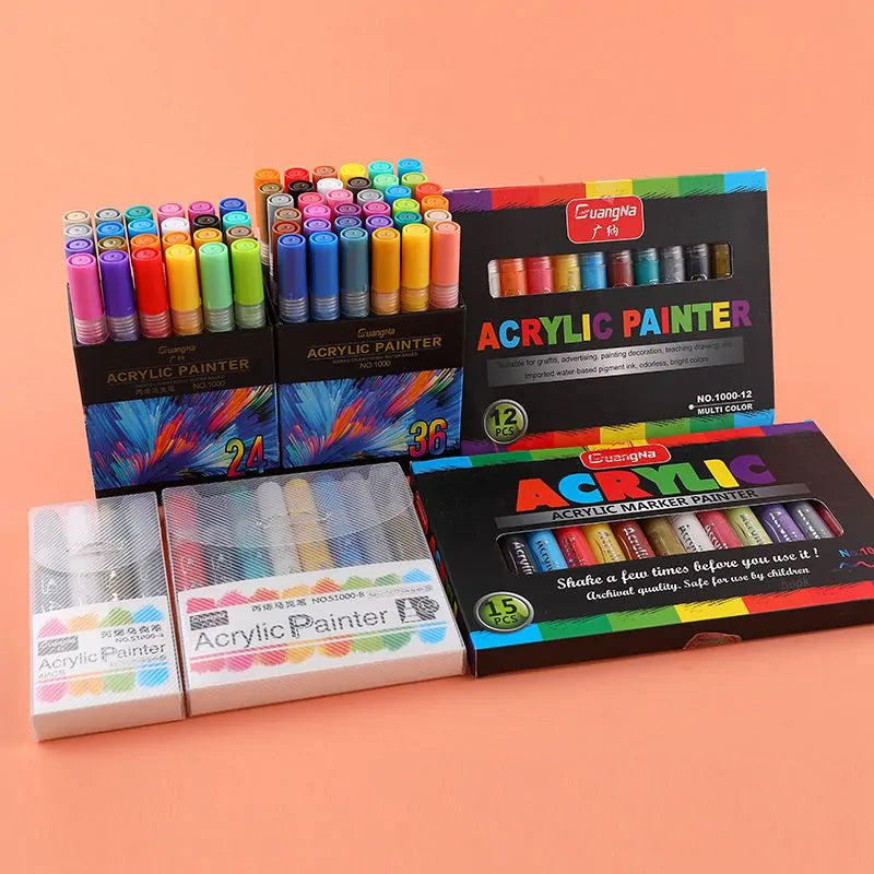 36 Colors Acrylic Marker Pens