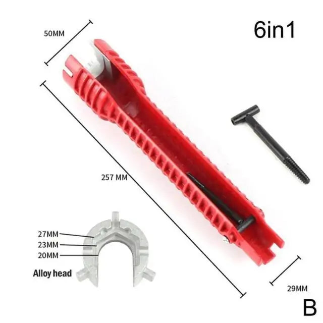 8-In-1 Multifunctional Plumbing Wrench Tool